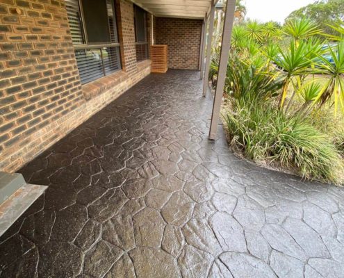 Concrete Paint Maryborough - Tidy Up Old Stamped Concrete